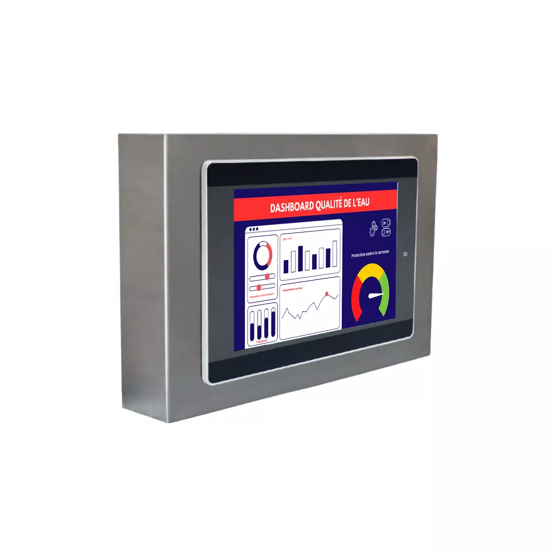 Boîtier inox 4.3″
