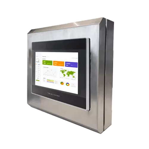 Boîtier inox 9.7″ avec porte