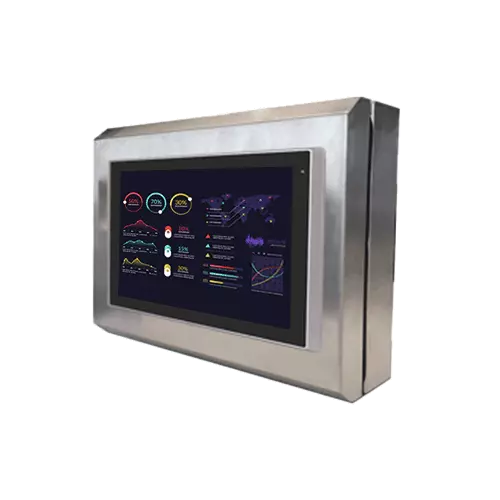Boîtier inox 15.6″ avec porte