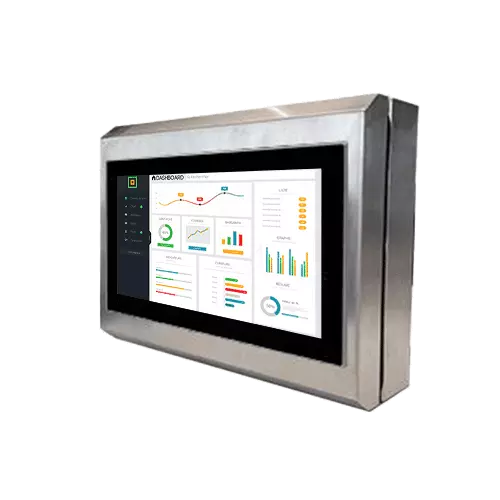 Boîtier inox 17.3″ avec porte