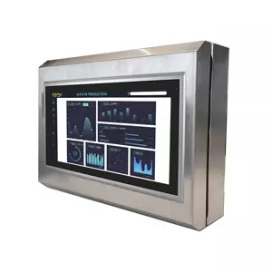 Boîtier inox 21.5″ avec porte