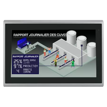 Moniteur industriel encastrable – 15.6″