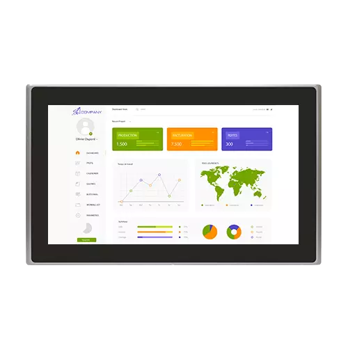 Moniteur industriel encastrable – 24″