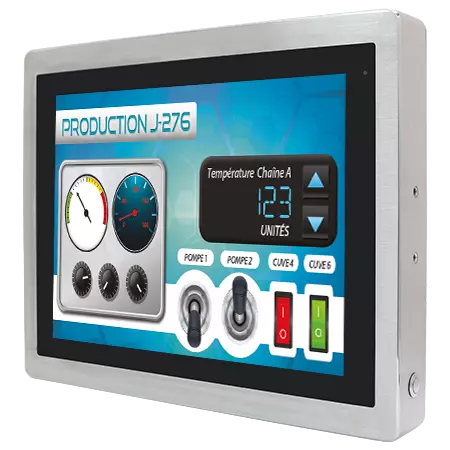 Moniteur industriel étanche 6 Faces – 15″