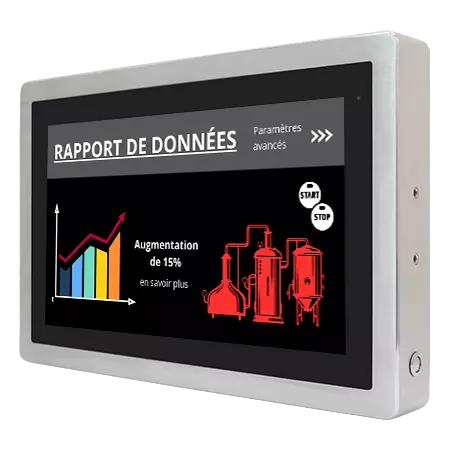 Moniteur industriel étanche 6 Faces – 15.6″