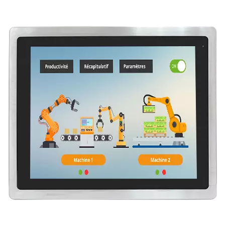 Moniteur industriel étanche 6 Faces – 17″