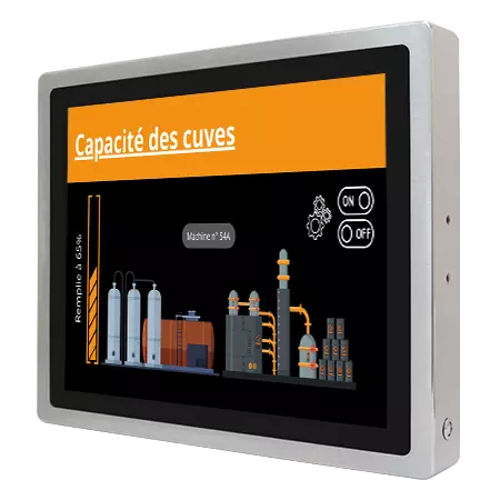Moniteur industriel étanche 6 Faces – 19″