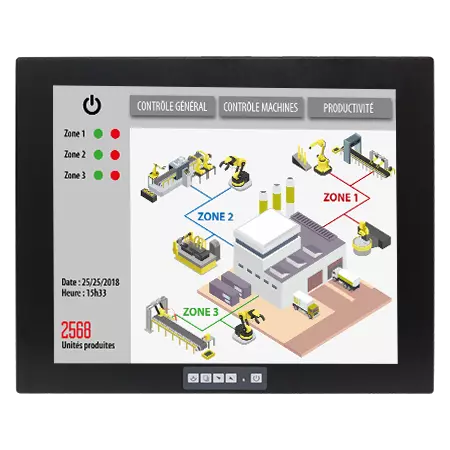 Moniteur encastrable – 19″
