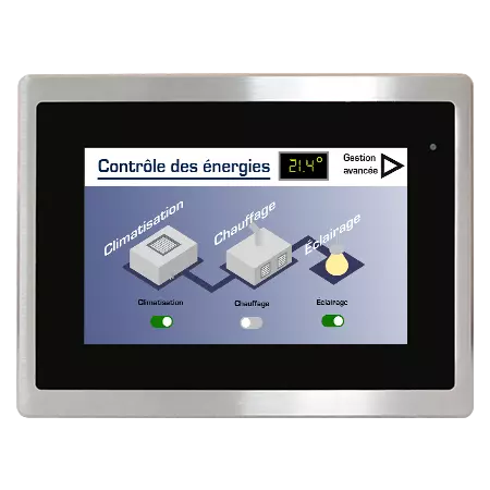Panel PC Façade Inox 7″