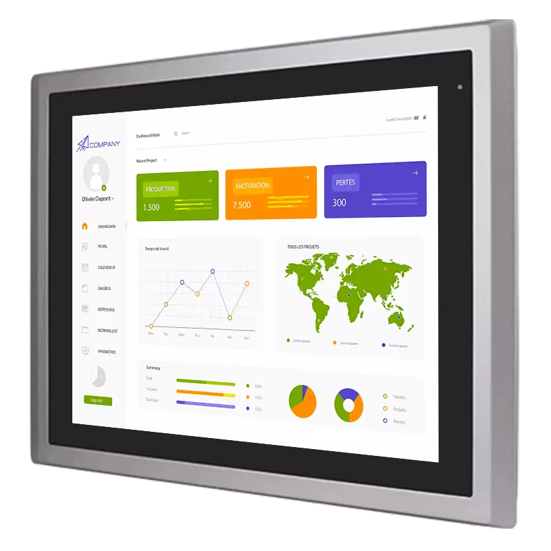 Panel PC 15″ Intel Core i3/i5