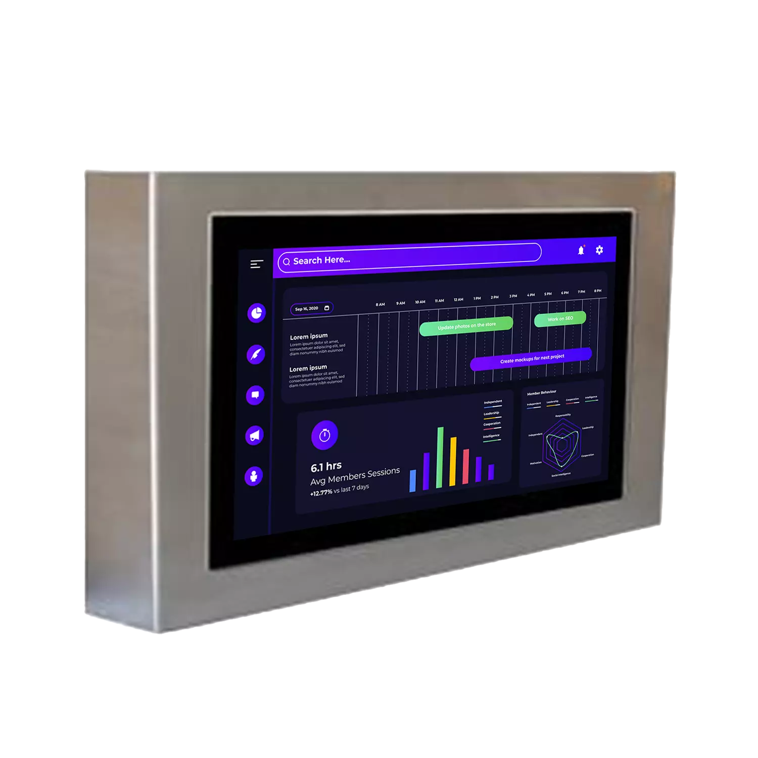 Boîtier Inox 17.3″