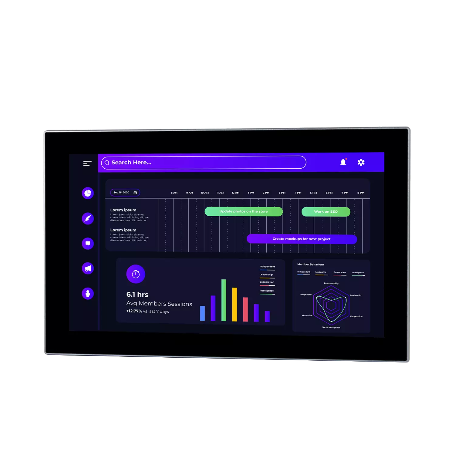 Moniteur industriel économique – 18.5″