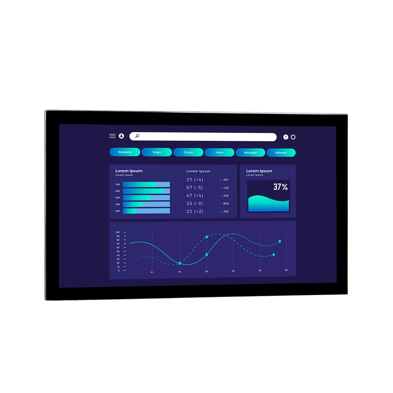 Moniteur industriel économique – 21.5″
