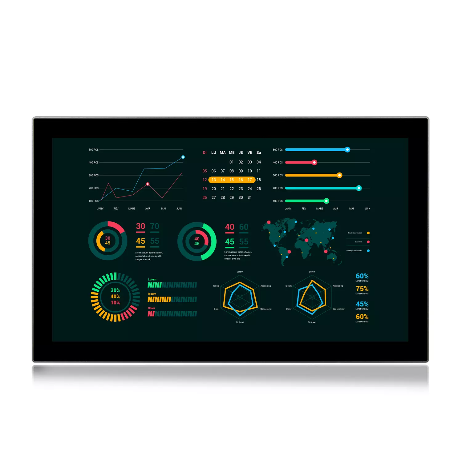 Moniteur industriel économique – 24″