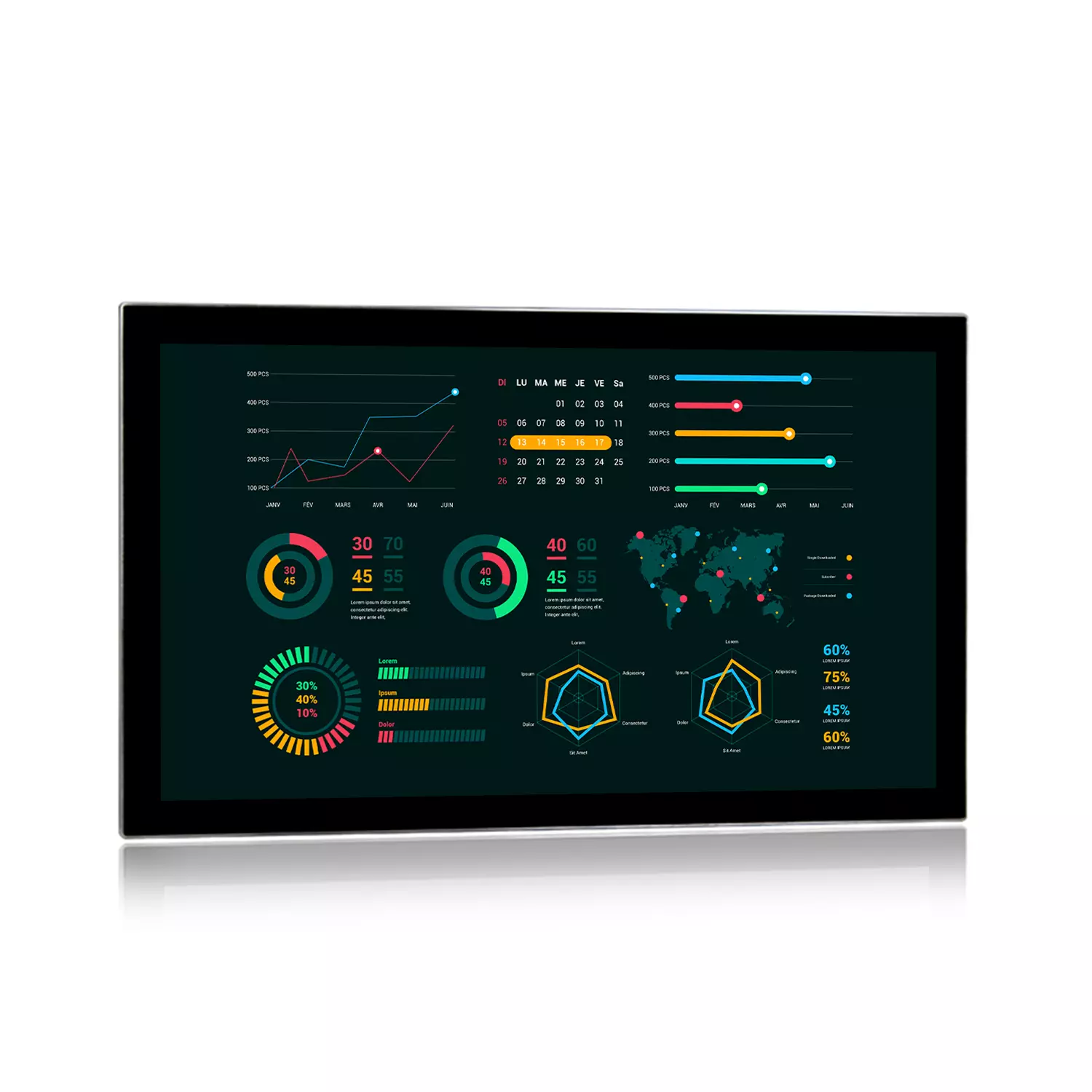 Moniteur industriel économique – 24″
