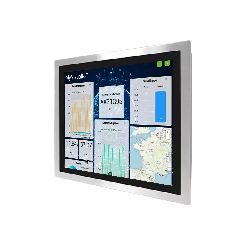 Panel PC i3/i5 Façade Inox 17″